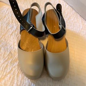 Authentic handmade wooden clogs